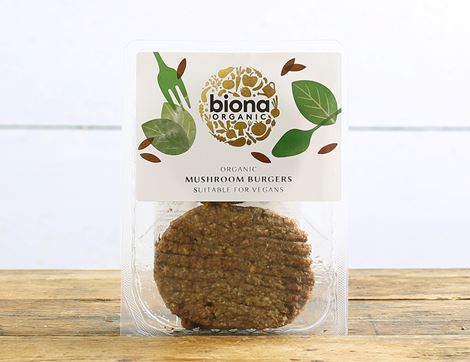 Mushroom Burgers, Organic, Biona (150g)