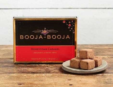 organic honeycomb caramel truffles booja booja