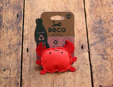 crab catnip toy for cats beco