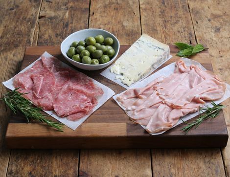 Italian charcuterie selection