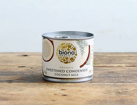 sweetened condensed coconut milk biona