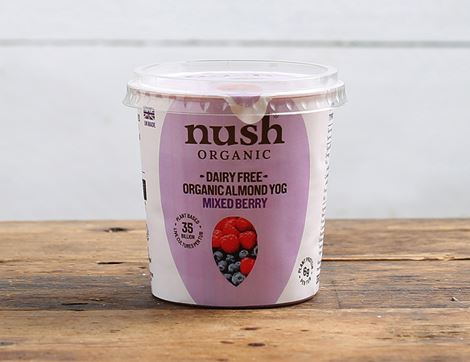 mixed berry yogurt dairy free nush