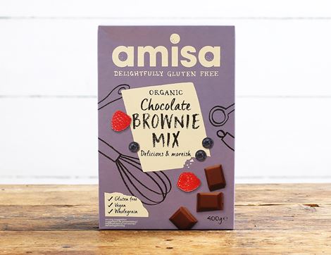 gluten free chocolate brownie mix amisa