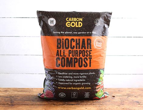 biochar all-purpose compost suitable for organic growing carbon gold