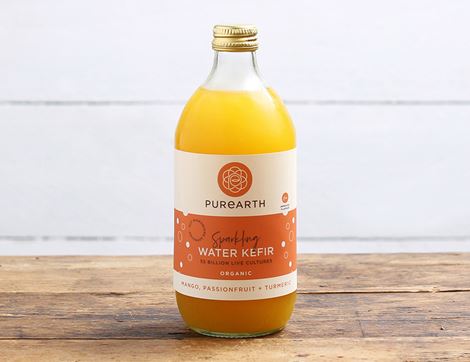 mango passionfruit turmeric water kefir purearth 550ml