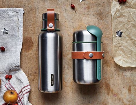 Food Flask, Olive, Black & Blum 