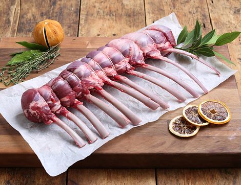 rack of venison bone-in trimmed hampshire game