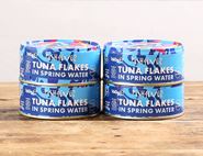Wild Azores Tuna Flakes in Spring Water, Fish4Ever (4 x 160g)