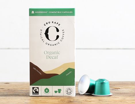 decaf peruvian coffee capsules cru kafe