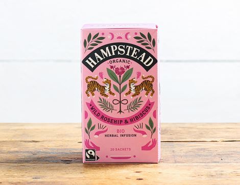 rosehip & hibiscus tea hampstead tea