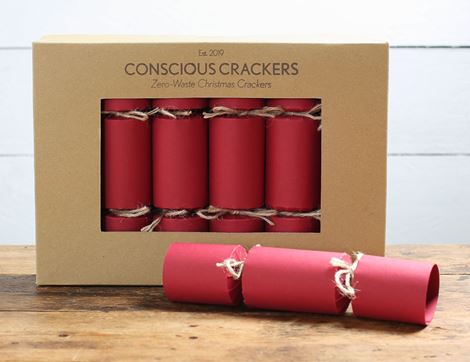 handmade christmas crackers with sustainable gift conscious crackers