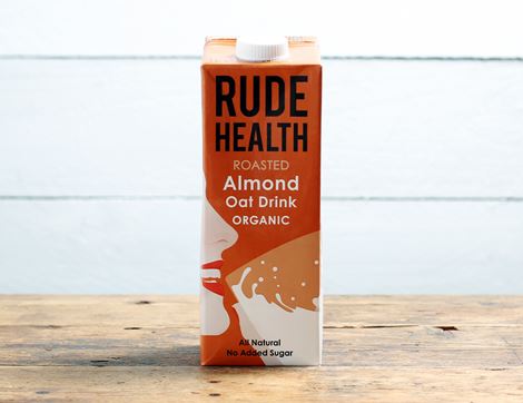 almond & oat drink rude health