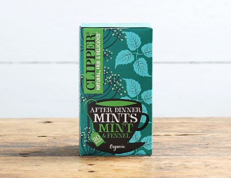 after dinner mint & fennel infusion tea clipper