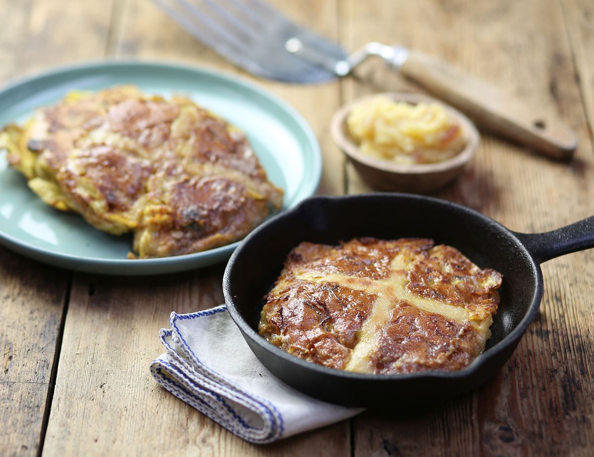 Hot Cross Eggy Bread with Citrus Butter 