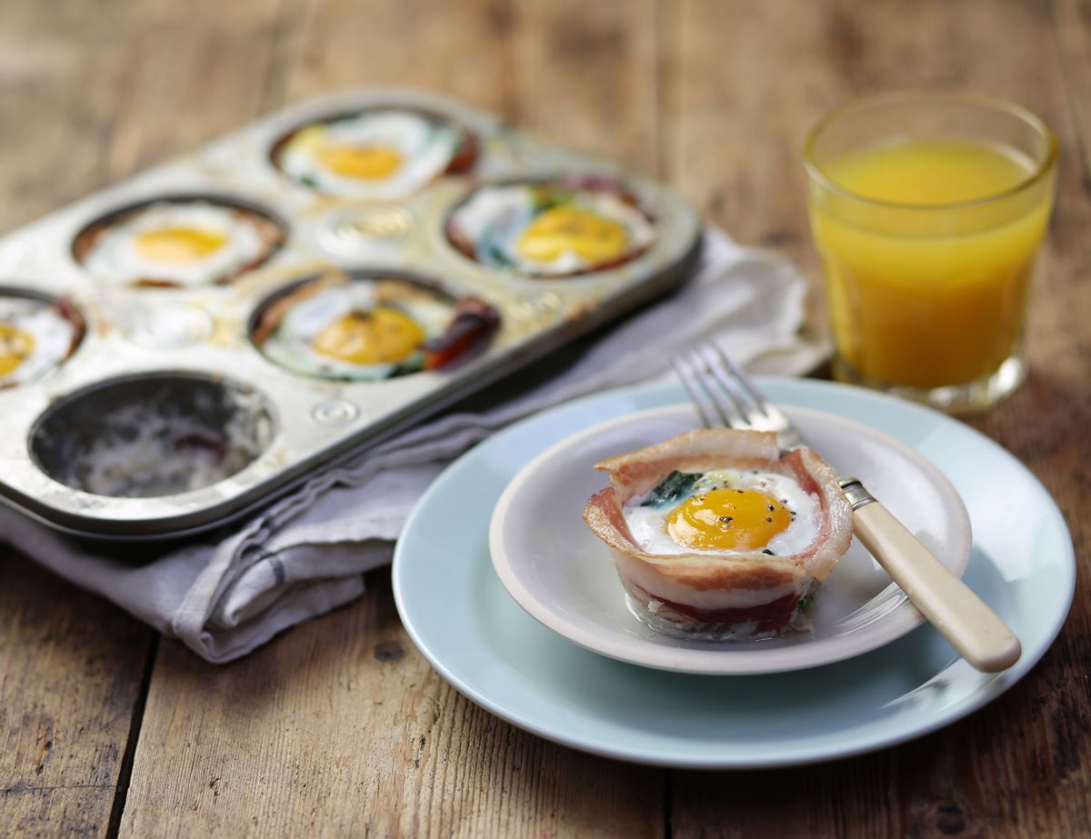 Pancetta Egg Cups