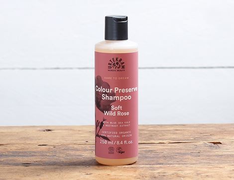 colour preserve shampoo wild rose urtekram