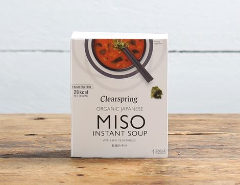 instant miso soup with sea vegetable clearspring