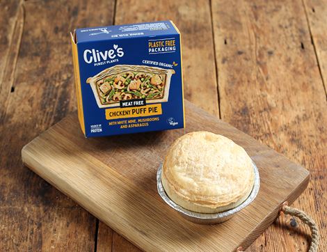 meat free chickeny puff pie clive's