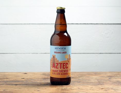 aztec low alcohol agave flavoured lager hepworth brewery