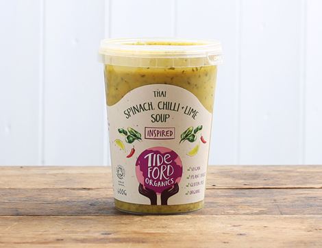 spinach chilli & lime soup tideford