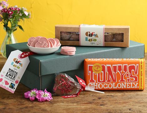 the valentine's chocolate gift box