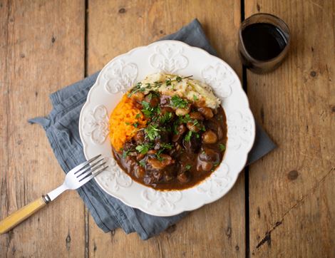 Slow Cooked Beef Bourguignon, Organic, Après Food (490g)