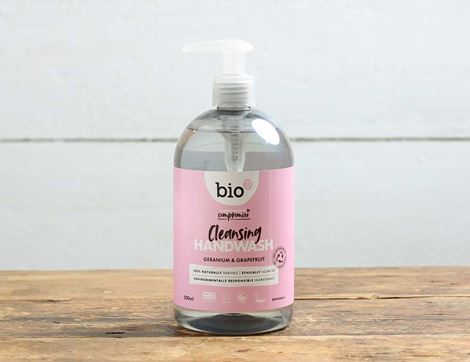 Geranium & Grapefruit Cleansing Hand Wash, Bio-D (500ml)
