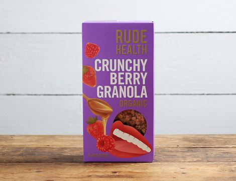 Crunchy Berry Granola, Organic, Rude Health (400g)
