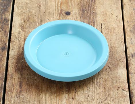 recycled plant pot dish blue ocean plastic pots