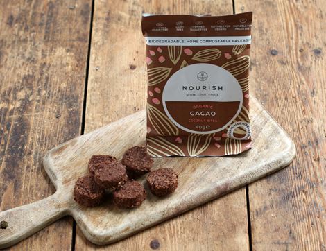 cacao coconut bites nourish