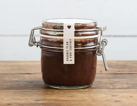 plum & port chutney kilner jar daylesford