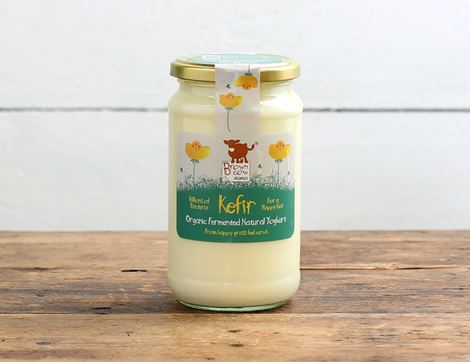 natural kefir yogurt brown cow