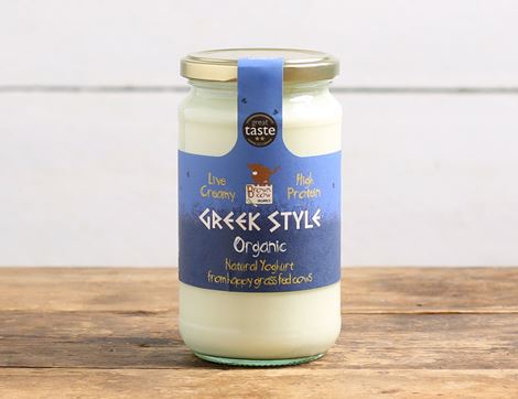 Greek Style High-Protein Natural Yoghurt, Brown Cow Organics (450g)