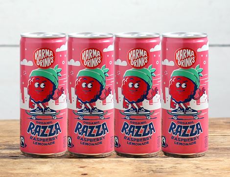 Raspberry Lemonade, Organic, Karma Drinks (4 x 250ml) 