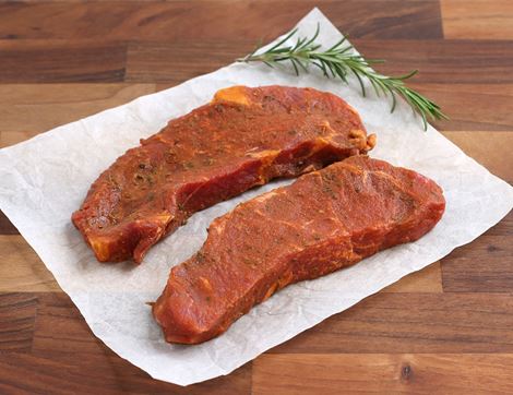 garlic, smoked paprika & coriander beef minute steak daylesford