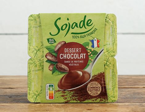 Chocolate Dessert, Organic, Sojade (4 x 100g)