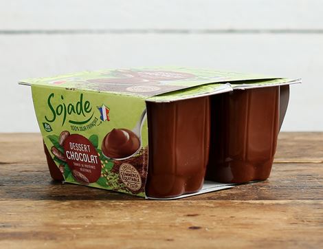 Chocolate Dessert, Organic, Sojade (4 x 100g)