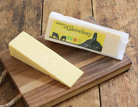 farmhouse mature cheddar green's of glastonbury