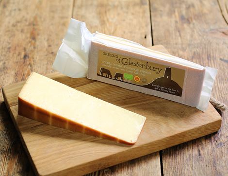 smoked farmhouse cheddar green's of glastonbury