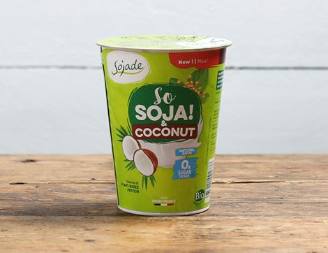 soya coconut yogurt alternative sojade