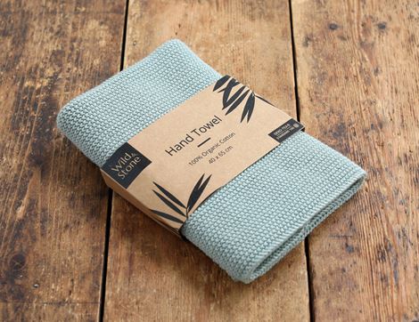 hand towel moss green wild & stone