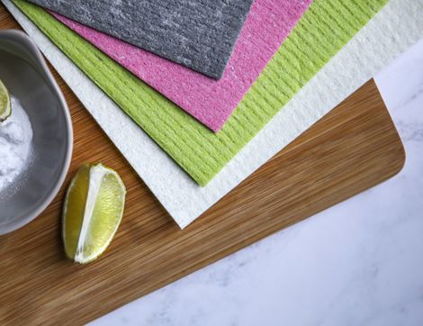 Compostable Swedish Dish Cloths, Wild & Stone (Set of 4)