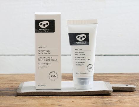 charcoal face mask green people