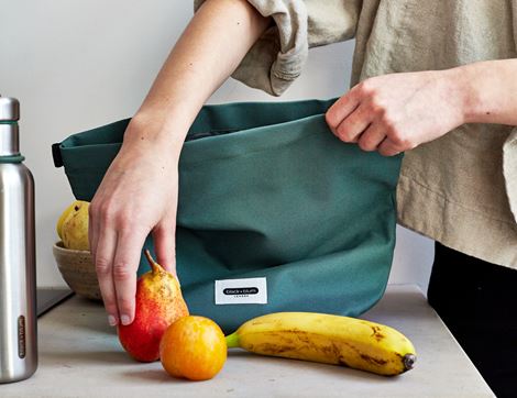Lunch Bag, Olive Green, Black & Blum