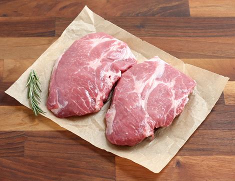 pork shoulder steaks soya free the green butcher