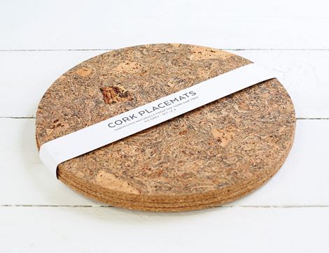 cork placemates liga eco living