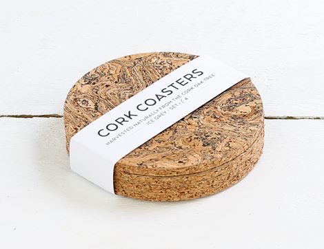 cork coasters liga eco living