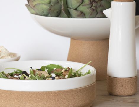 Ceramic Salad Bowl, Cream, LIGA Eco Living