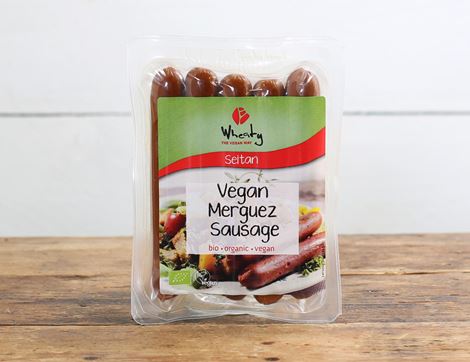 Seitan Merguez Sausage, Organic, Wheaty (200g)
