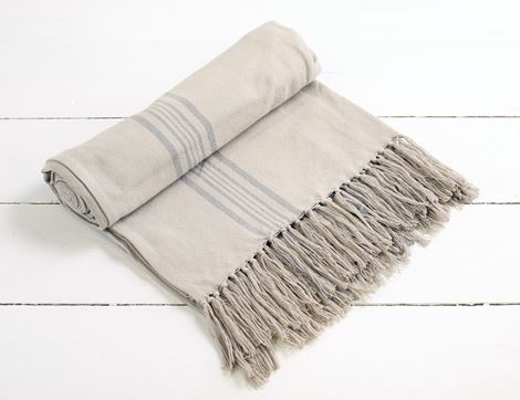antibes throw weaver green